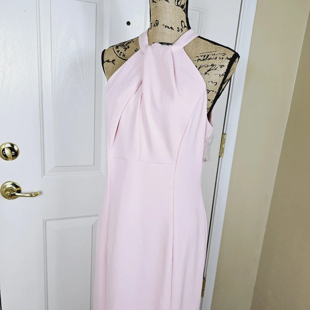 Julia Jordan Women's Sleeveless Knot Neck Sheath Dress - Picture 8 of 14